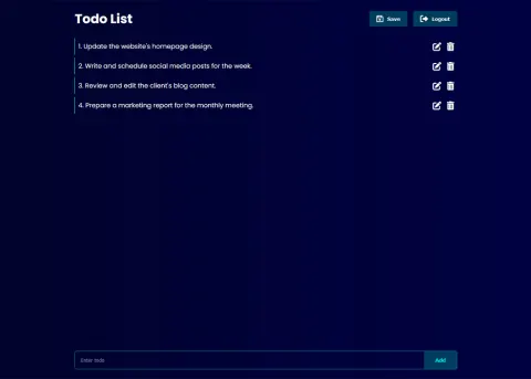 Portada de SvelteKit ToDos